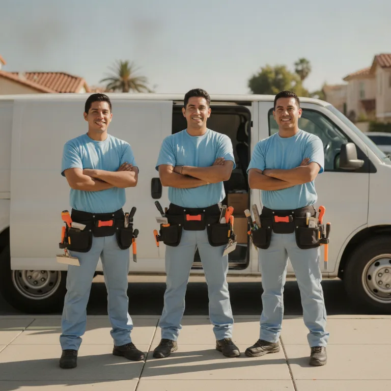 Ladrilhador equipe em Suzano